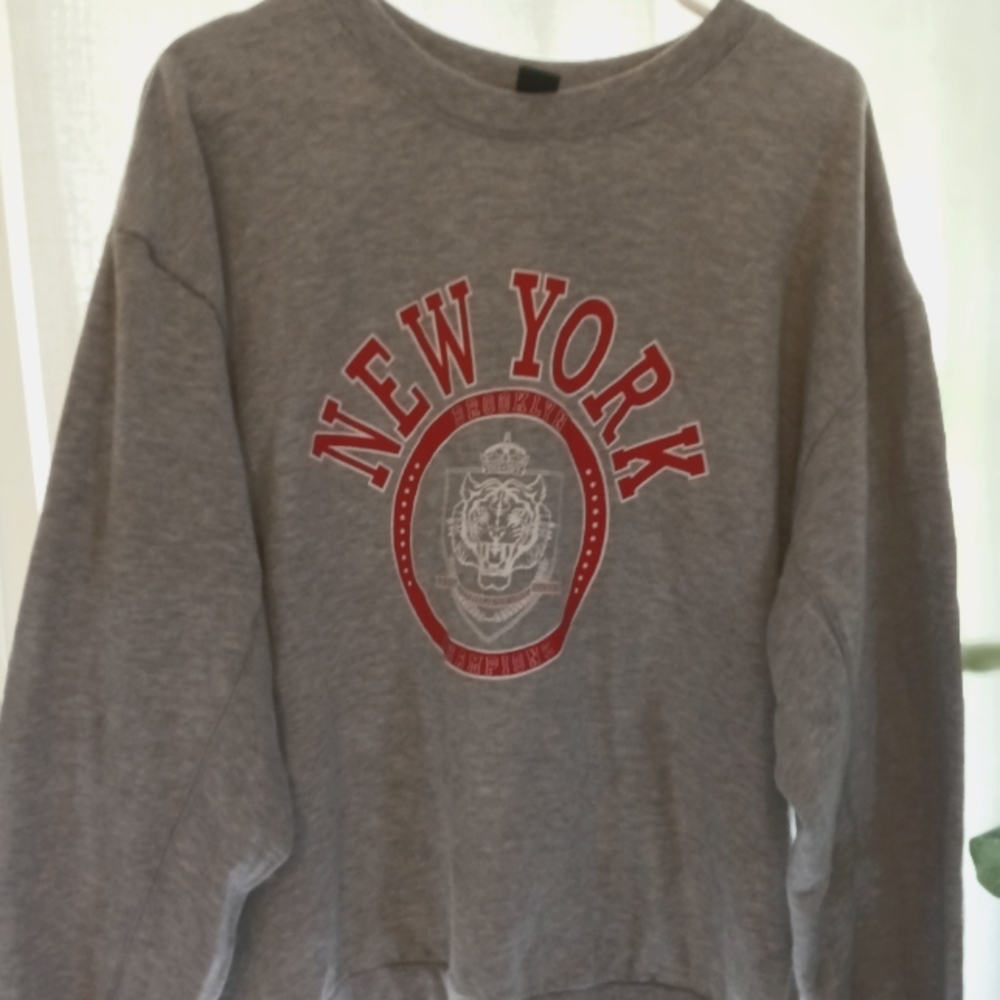Wild Fable New York sweatshirt, grey XL